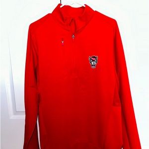 NC State Quarter Zip Pullover Adult Large